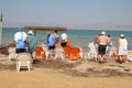 Dead Sea Swimming in Israel